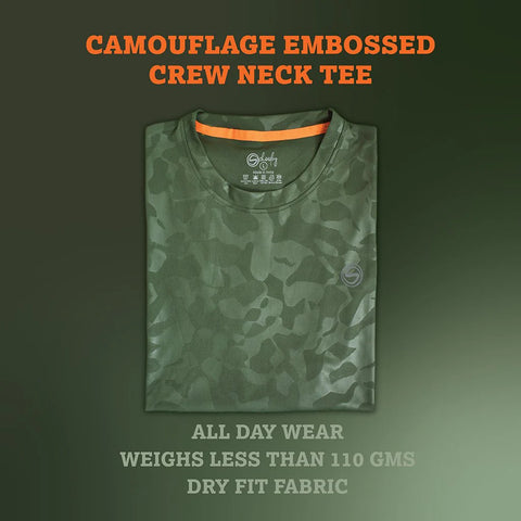 All Day Wear Camo Grape Green Tee