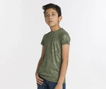 All Day Wear Camo Grape Green Tee