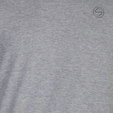 Melange Grey Crew Neck Zero Stain 100 Percent Cotton T shirt