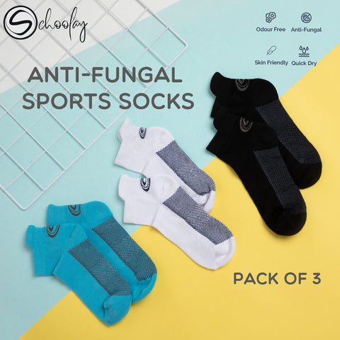 Schoolay Sports Socks Pack of 3