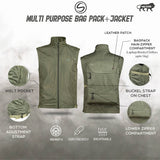 Olive JackPack and Backpack  Core Functionality