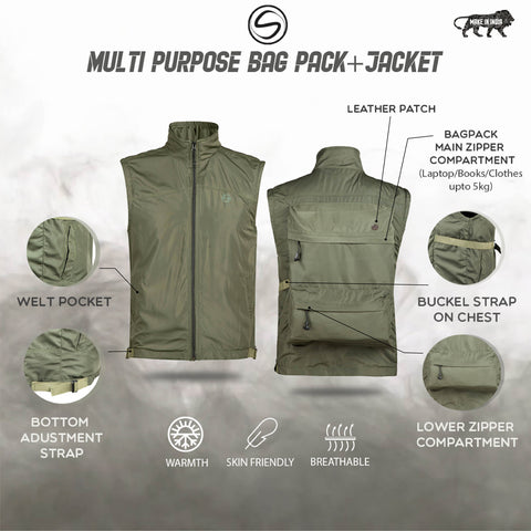 Olive JackPack and Backpack  Core Functionality