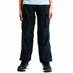 Black 4 in 1 Convertible Cargos Full Pant three quarters Shorts and Pouch