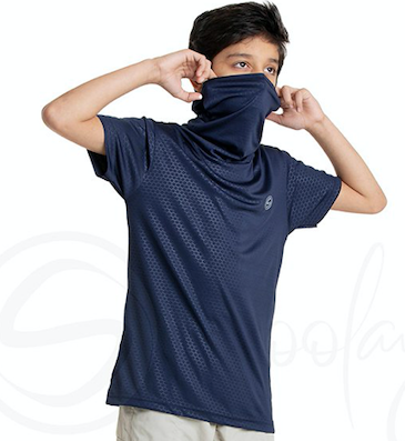 Defender Turtle Neck Navy Blue MaskTee