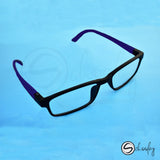 2-12 Years Online Class Eye Protection - Cobalt Blue Rectangular Specs