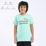 Stain Repeller Mint Green Tees - Better Play Than Never