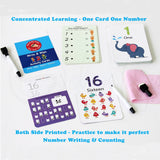 Learn it - Numbers Write & Wipe activities for kids (3 - 6 Years)
