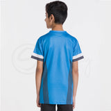 Activate- All Day Wear Blue with Black Stripes Tee
