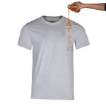 Melange Grey Crew Neck Zero Stain 100% Cotton T-shirt