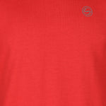 Solid Salmon Red Crew Neck Zero Stain 100% Premium Cotton T-shirt