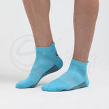 Anti-Fungal Ankle Sports Socks Teal Blue (Teen socks)