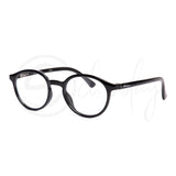 Teens/Adults Eye Protection - Black Oval Teen Spectacles