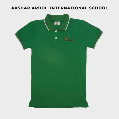 Akshar Arbol Green Uniform T-shirt (G6- G12)