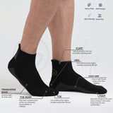 Anti-Fungal Sports Socks Black (Teen socks)
