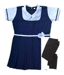IJ- Girls Regular uniform(Frock & Leggings) Set